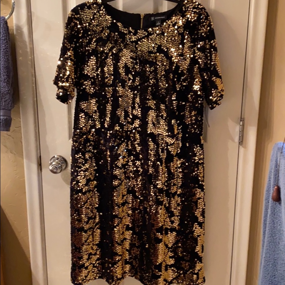 INC international concepts dress 1X “Glitterati”